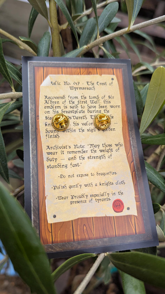 Enamel Pin- Knight, Dnd class pin, RPG Accessory