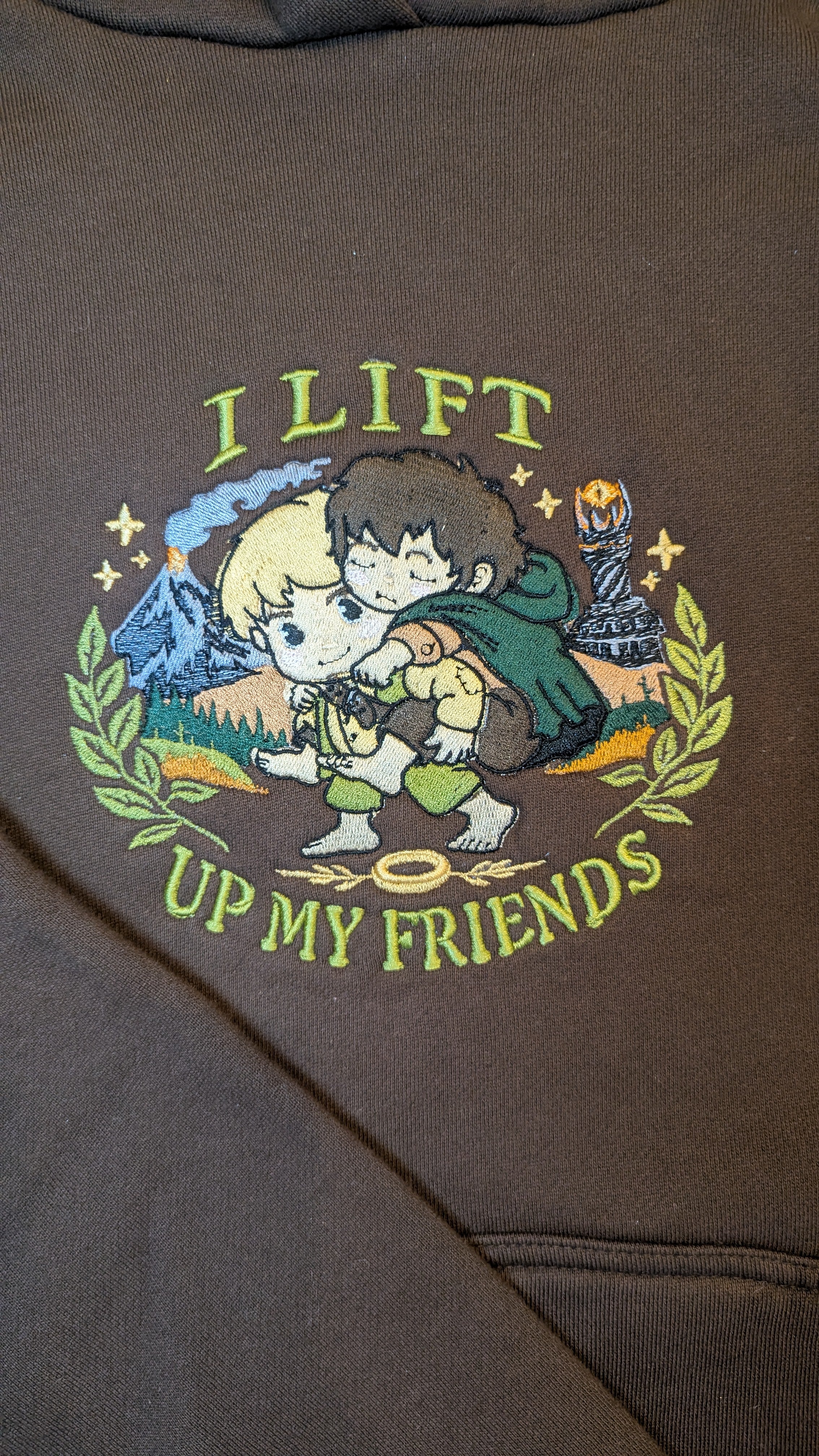 Hoodie- Lord of the Rings: Heavyweight Oversized 100% Cotton (Small)
