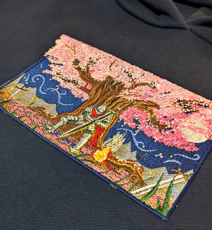 Sakura Knight Hoodie - Navy