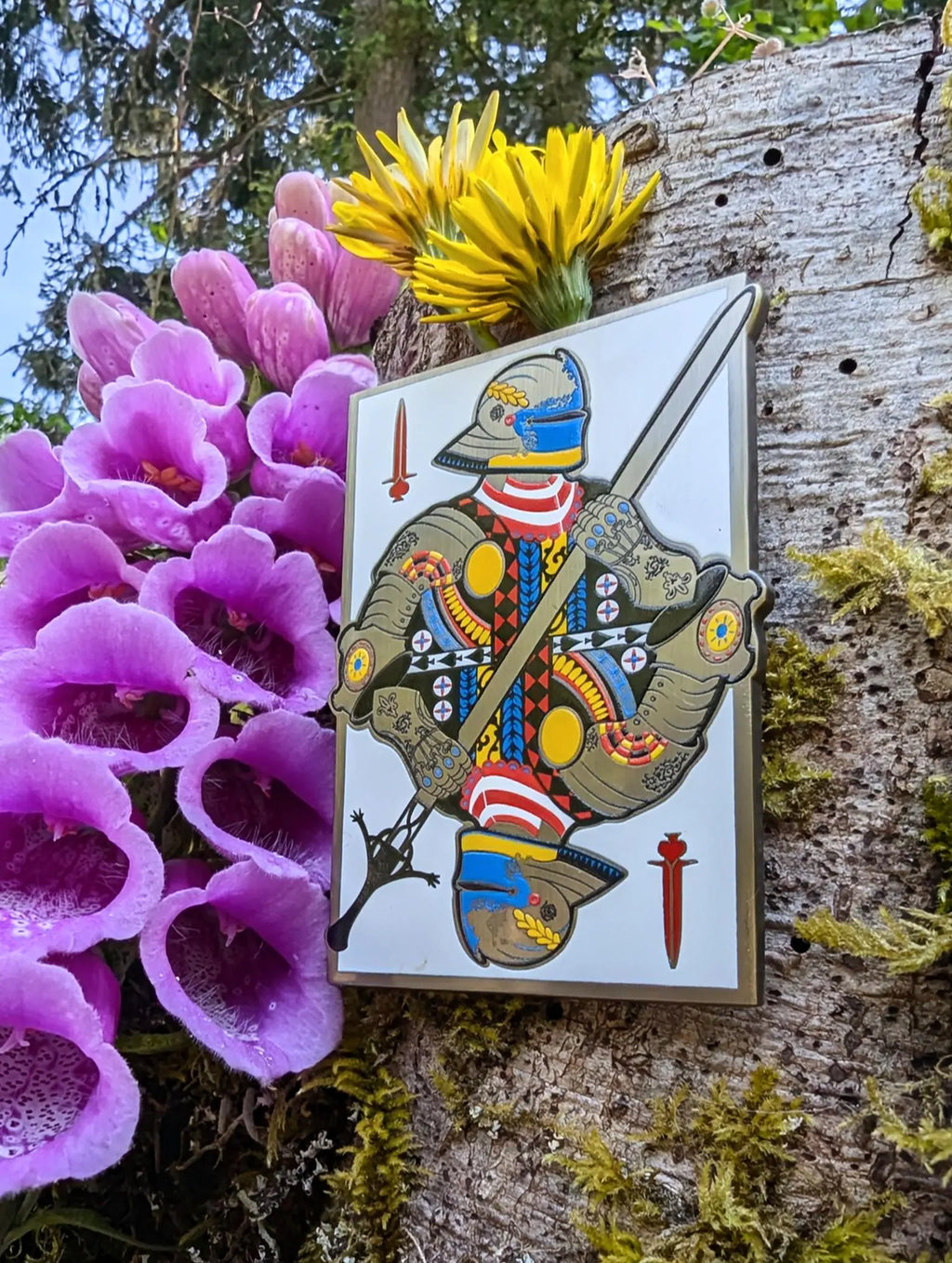 Enamel Pin- Knight, Dnd class pin, RPG Accessory