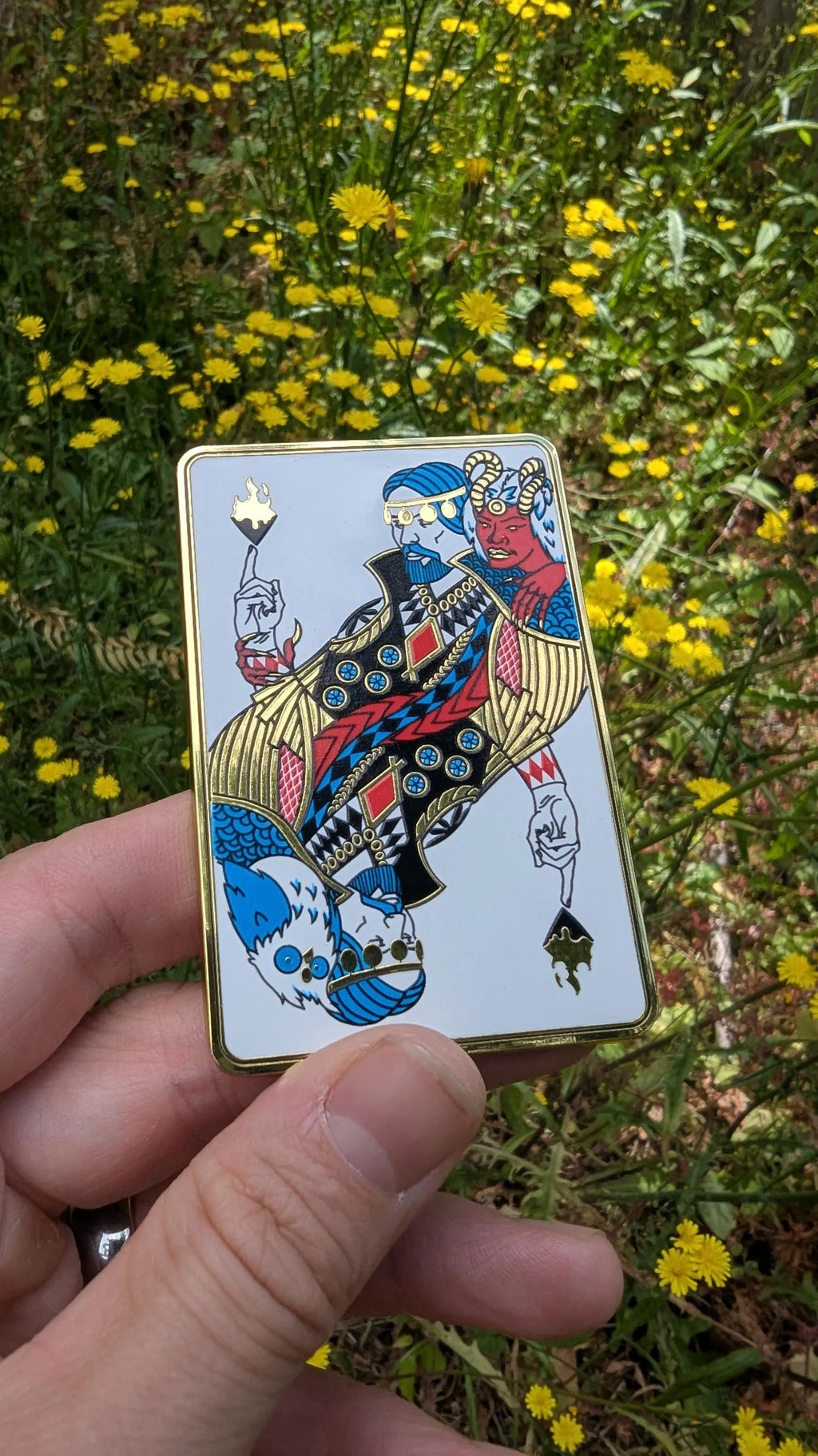 Enamel Pin- Warlock, DnD class pin, RPG Accessory