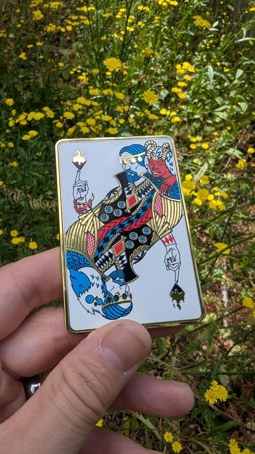 Enamel Pin- Warlock, DnD class pin, RPG Accessory