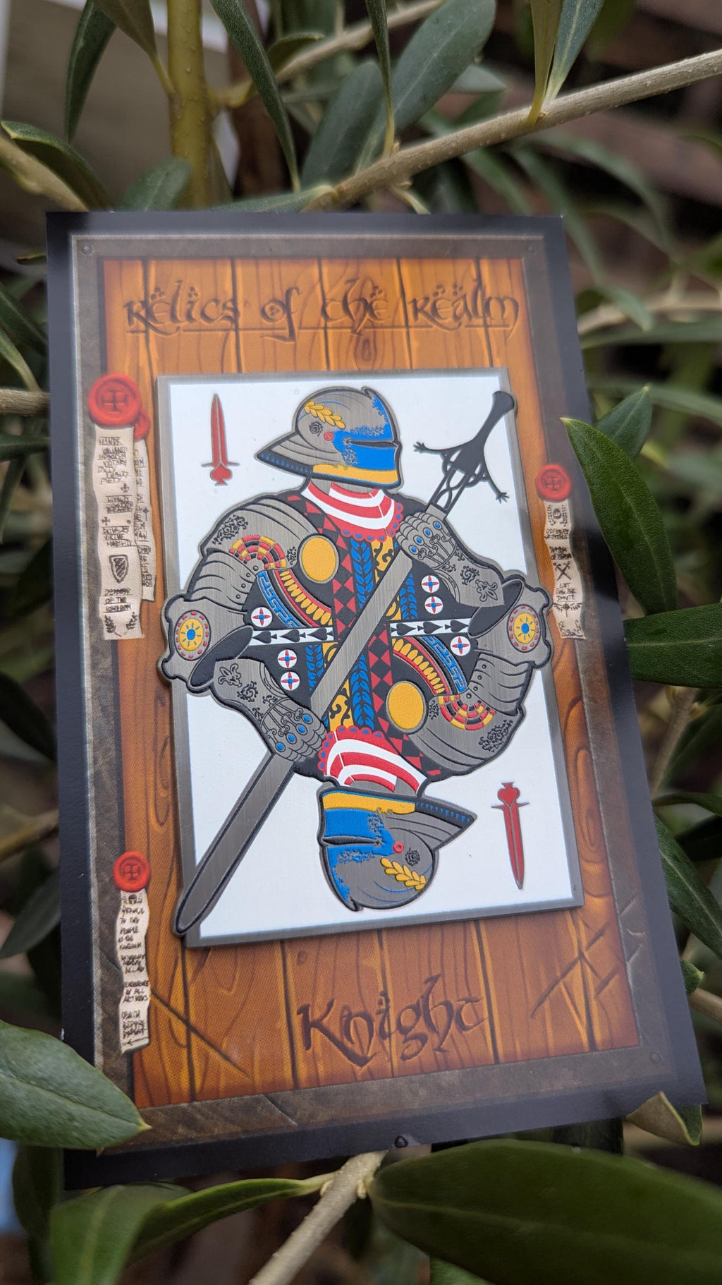 Enamel Pin- Knight, Dnd class pin, RPG Accessory