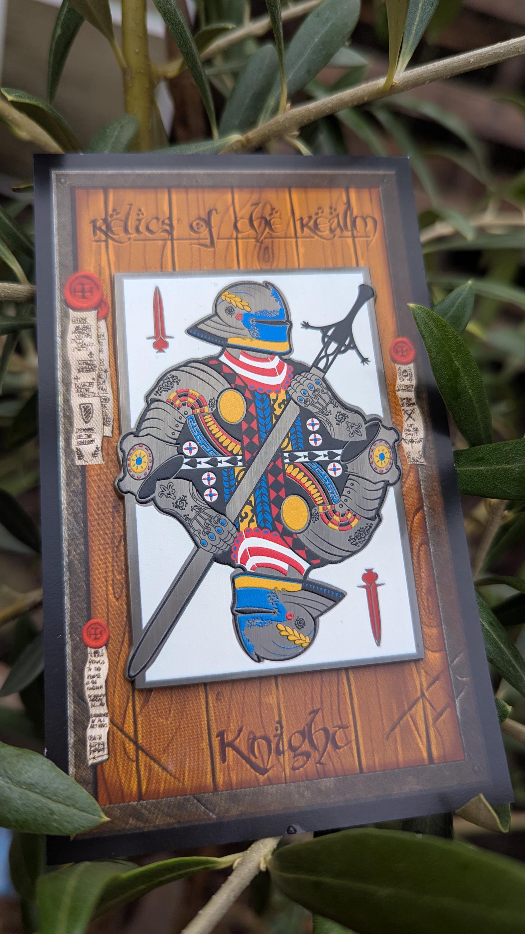 Enamel Pin- Knight, Dnd class pin, RPG Accessory