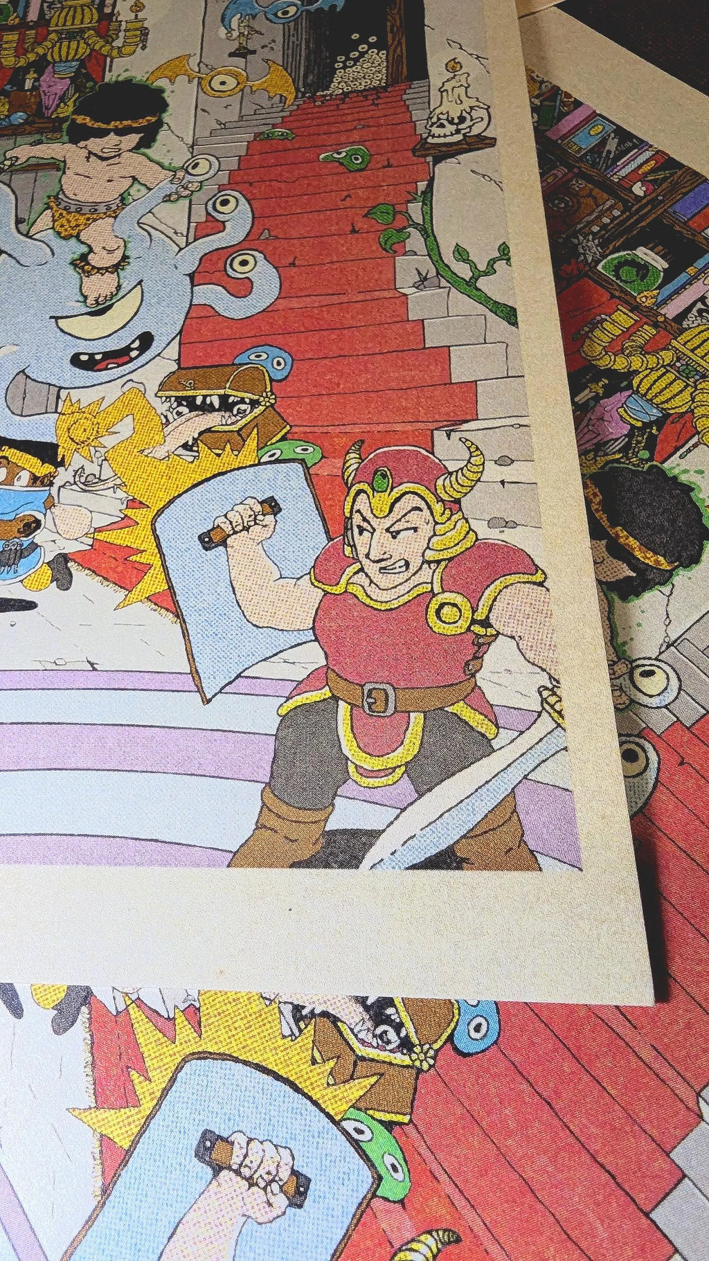 Art Print- Dungeon Battle: Dungeons and Dragons Fantasy RPG Illustration