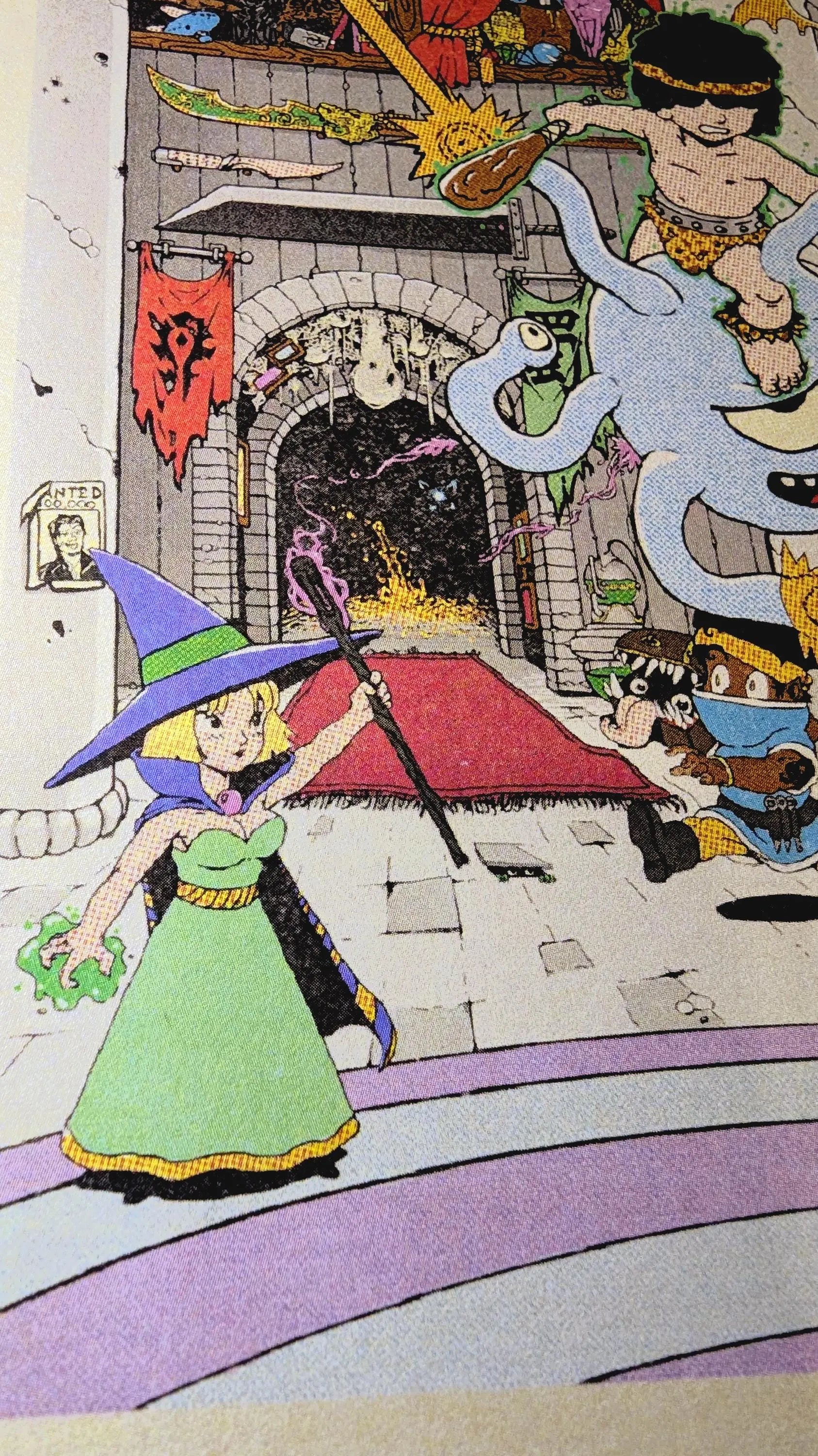 Art Print- Dungeon Battle: Dungeons and Dragons Fantasy RPG Illustration