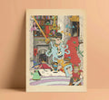 Art Print- Dungeon Battle: Dungeons and Dragons Fantasy RPG Illustration