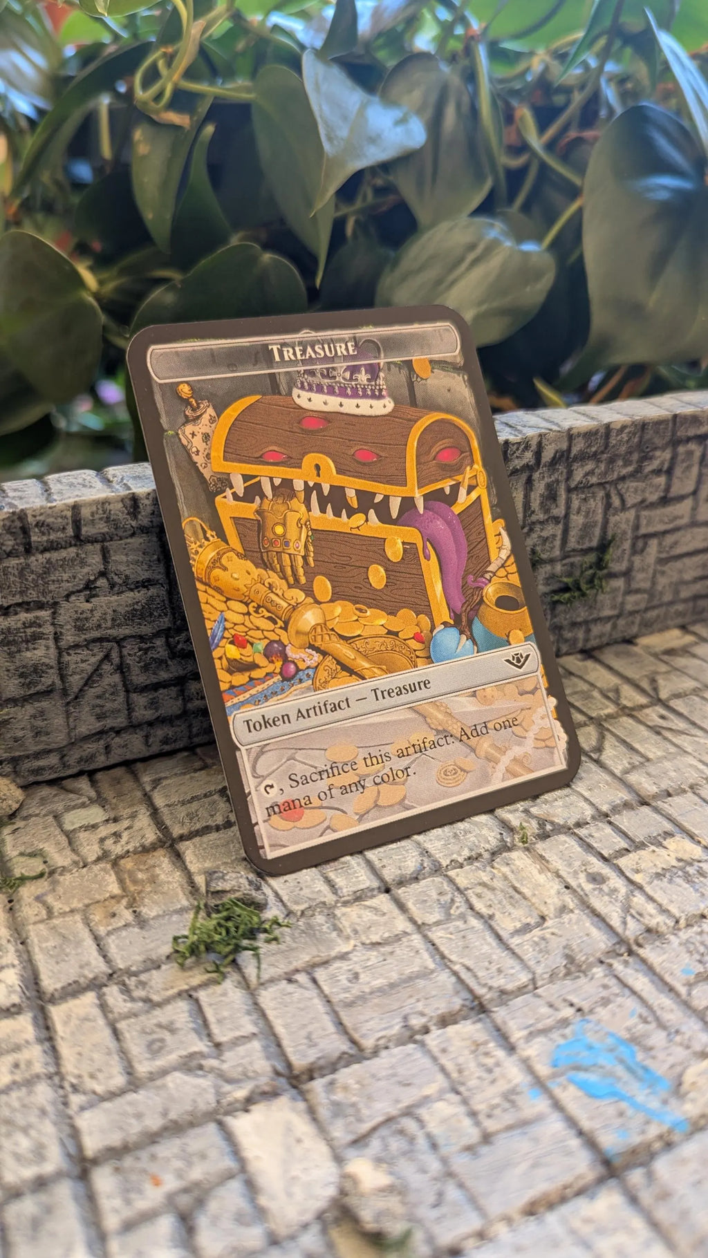 Treasure Token- Proxy Card Magic the Gathering Token Accessory