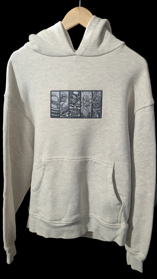 Hoodie- Berserk, Heavyweight: Oversized 100% Cotton (Small and Medium)