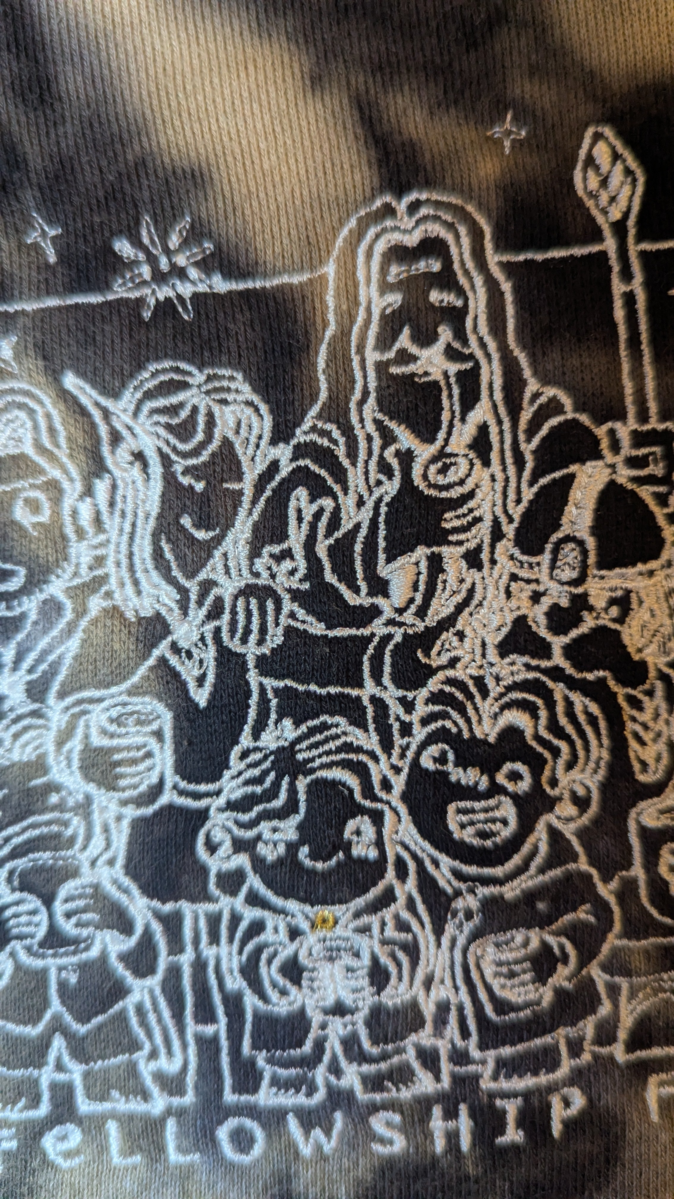Hoodie- Lord of the Rings, Fellowship Found: Heavyweight Oversized 100% Cotton (Medium)