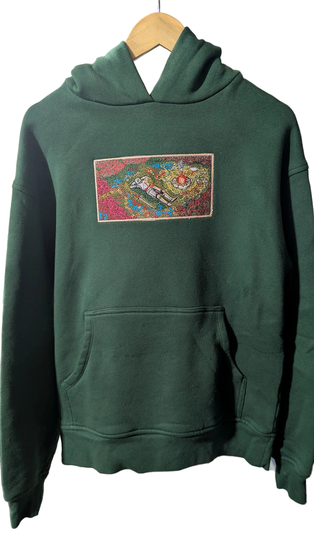 Hoodie- Resting Knight Heavyweight Oversized 100% Cotton Hoodie (Small and Medium)