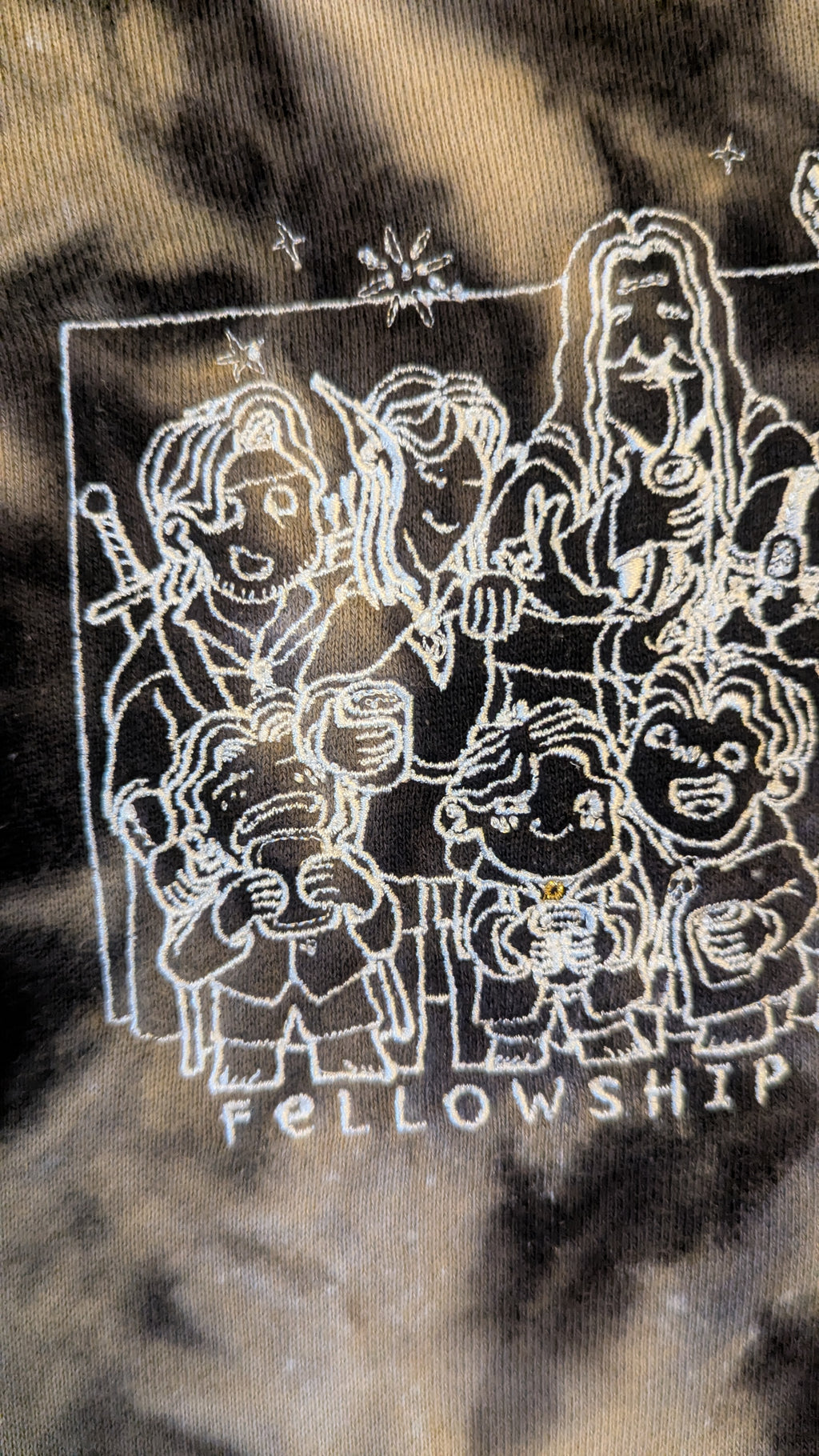Hoodie- Lord of the Rings, Fellowship Found: Heavyweight Oversized 100% Cotton (Medium)