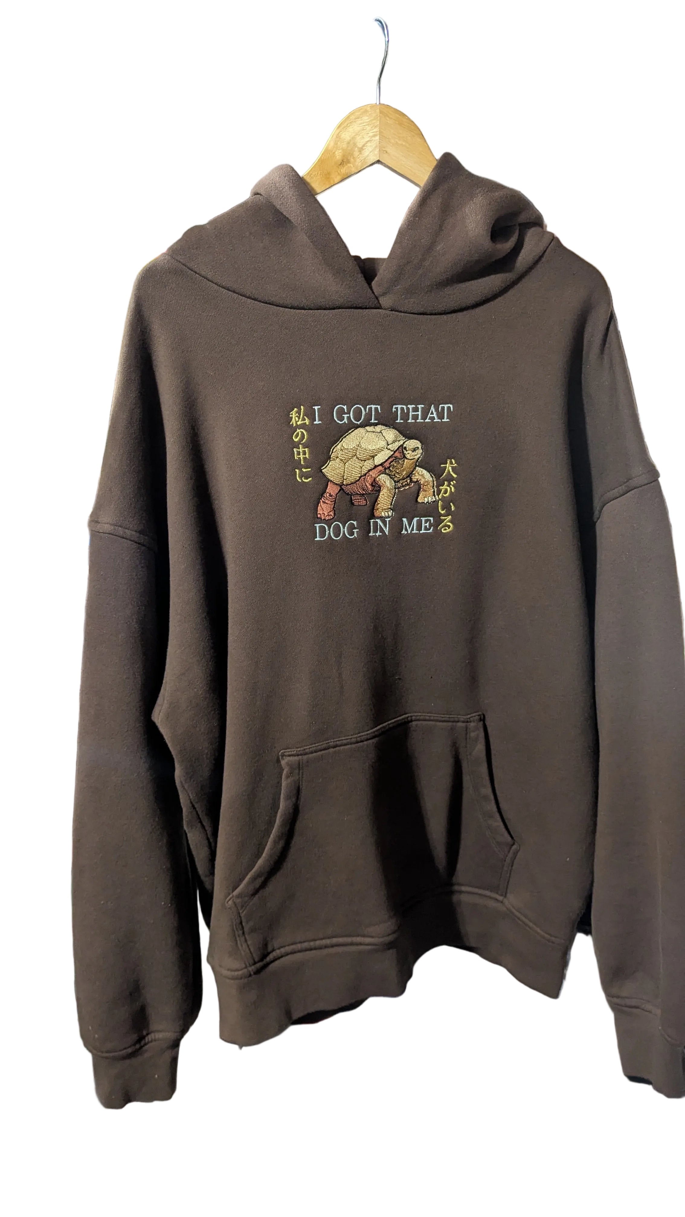 Hoodie- Elden Ring, I got that dog in me: Heavyweight Oversized 100% Cotton (2XL)