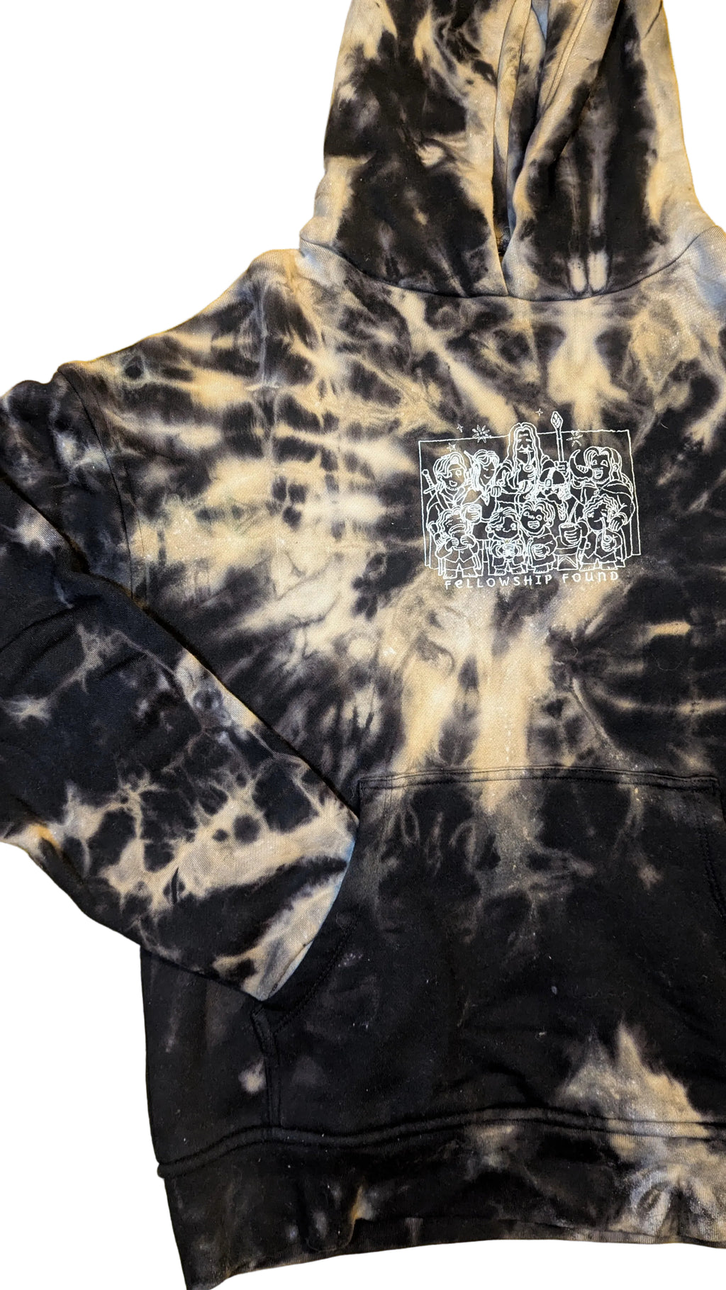 Hoodie- Lord of the Rings, Fellowship Found: Heavyweight Oversized 100% Cotton (Medium)