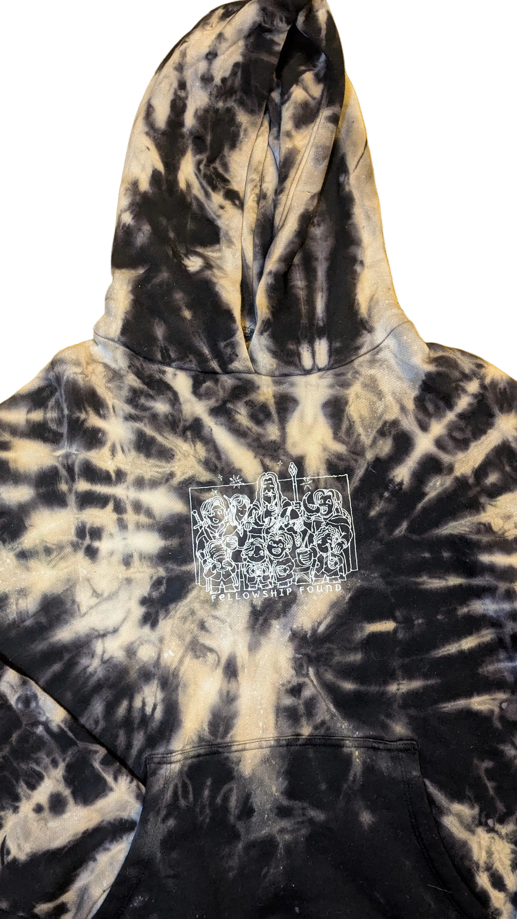 Hoodie- Lord of the Rings, Fellowship Found: Heavyweight Oversized 100% Cotton (Medium)
