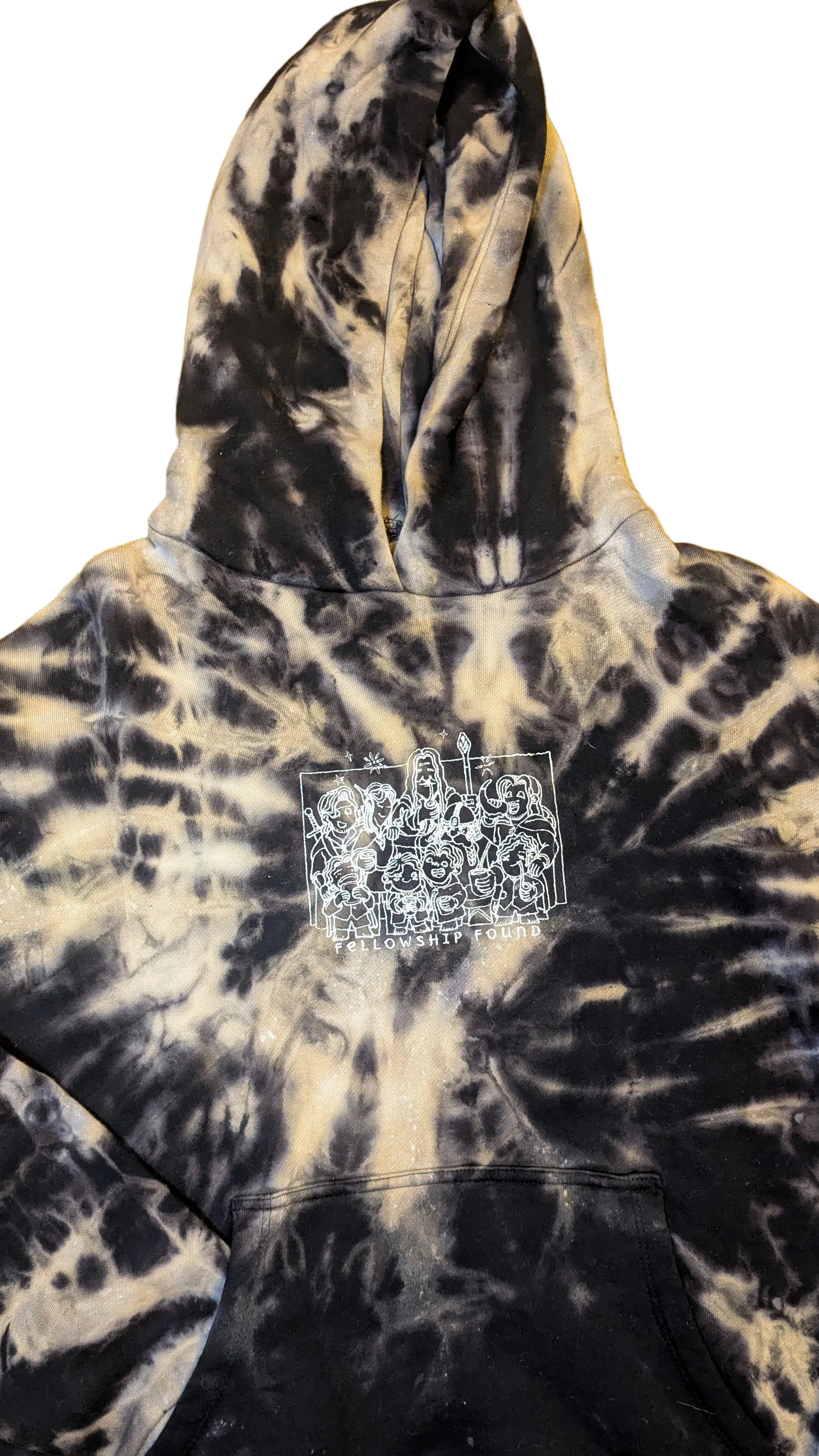 Hoodie- Lord of the Rings, Fellowship Found: Heavyweight Oversized 100% Cotton (Medium)