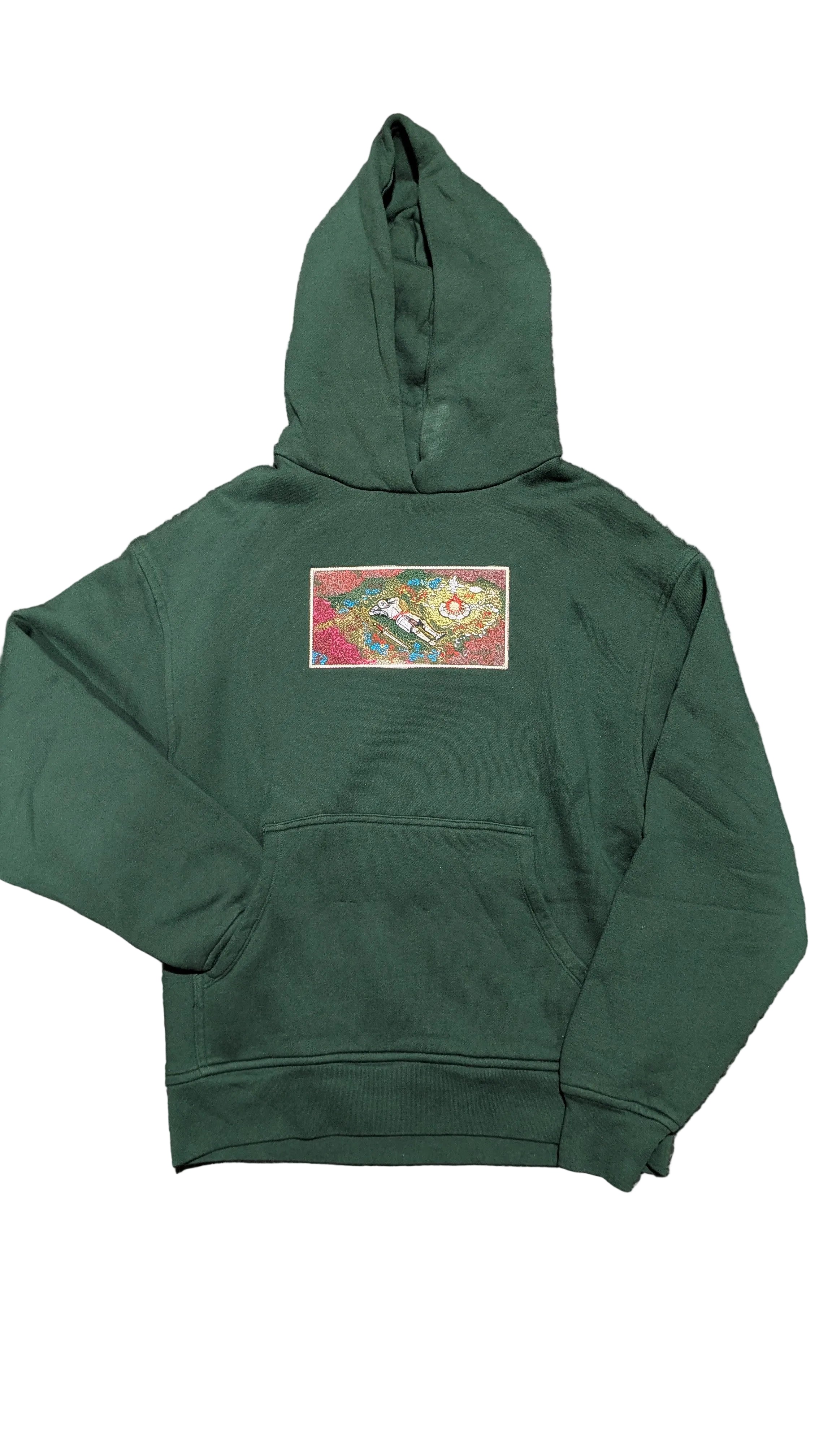 Hoodie- Resting Knight Heavyweight Oversized 100% Cotton Hoodie (Small and Medium)